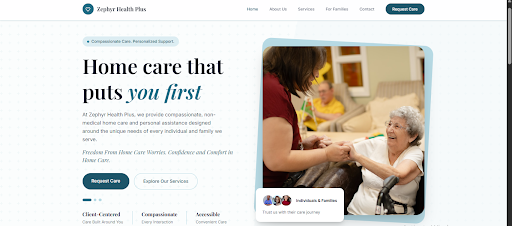 Zephyr Health Plus product screenshot