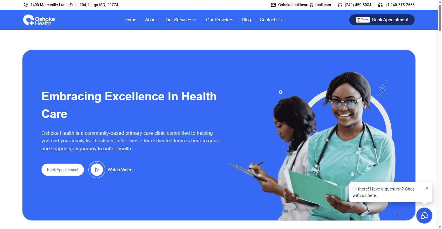 Oshoke Health Clinic screenshot