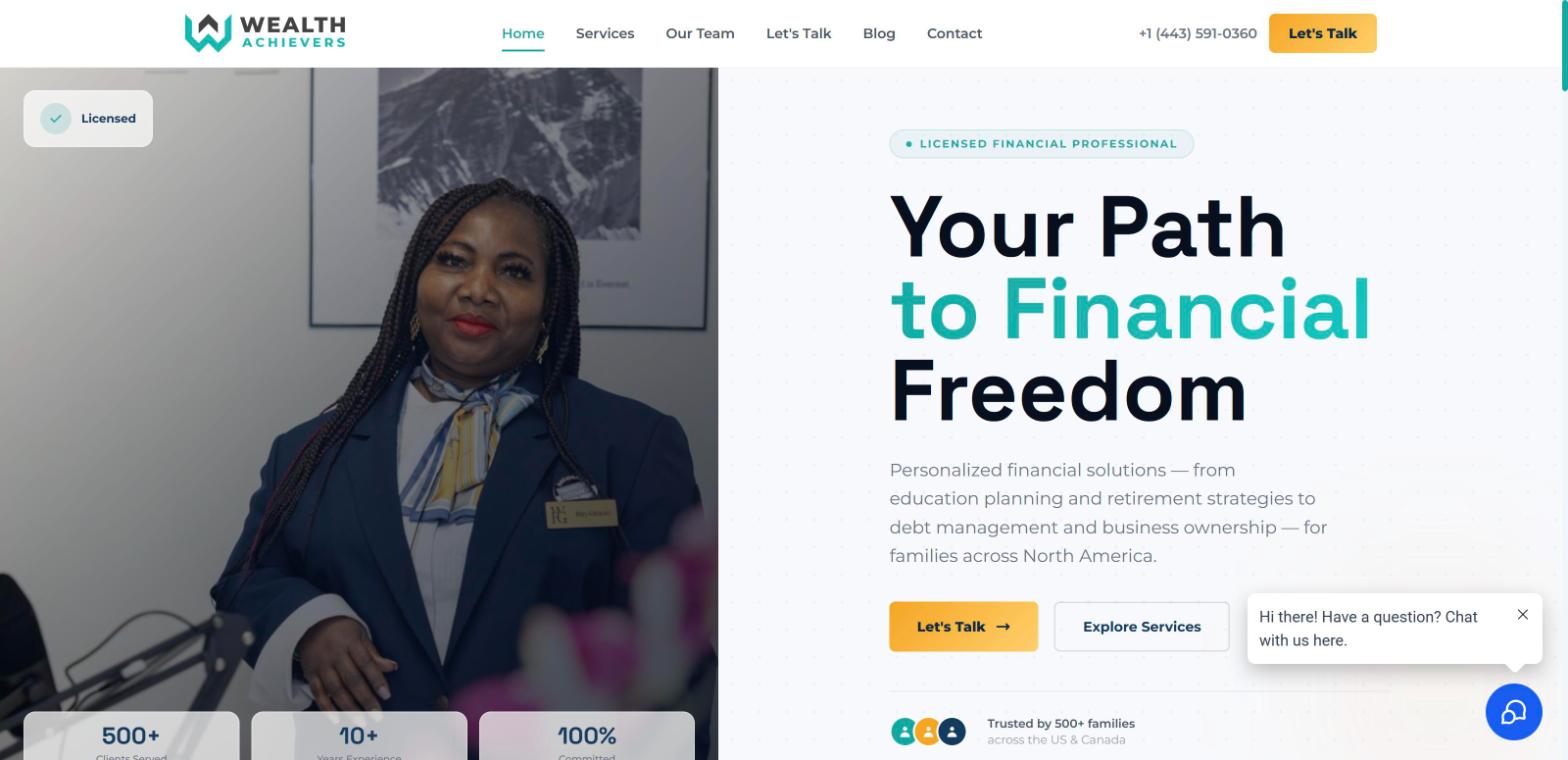 Wealth Achievers screenshot