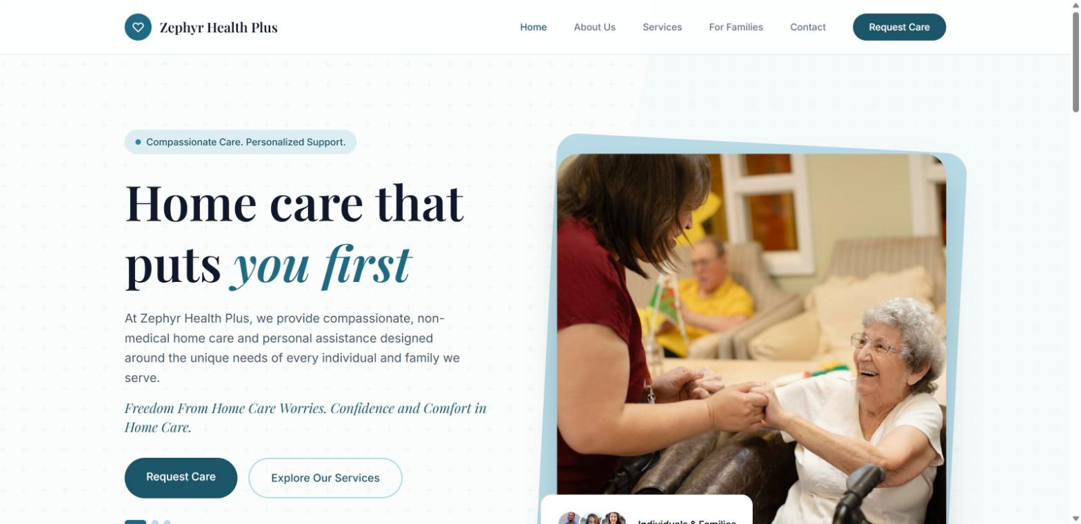 Zephyr Health Plus screenshot